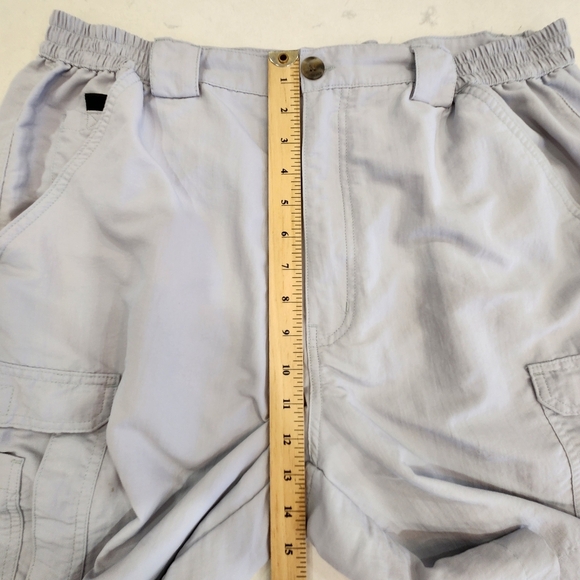 VTG Bimini Bay Shorts Mens 38 Blue Pockets Outdoor Adventure Cargo 100% Nylon - Picture 8 of 12
